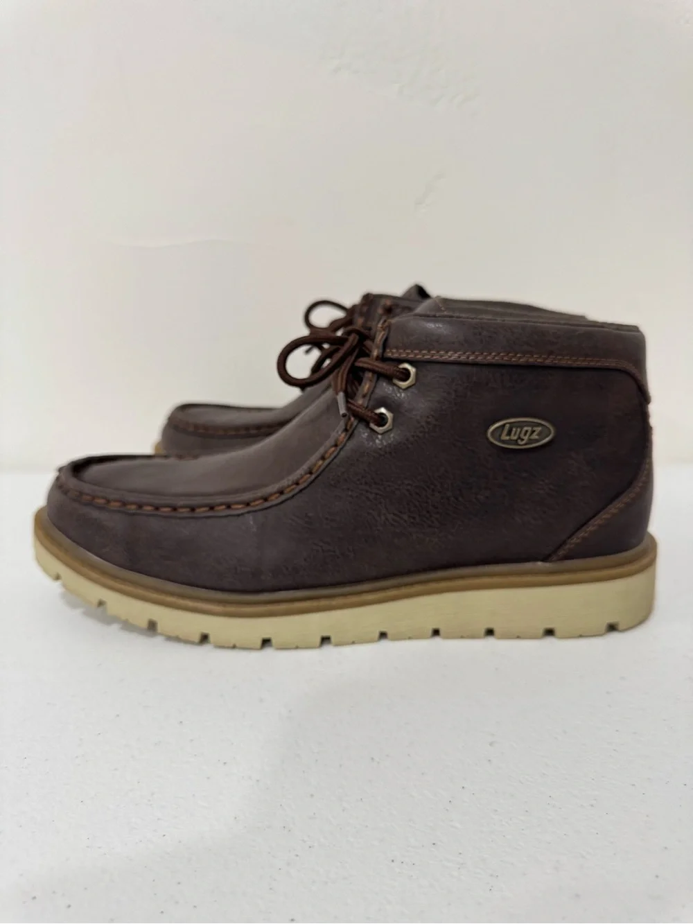 Lugz Elm Chukka Boot Dark Brown Men's 9.5 MELMGV-2089 Casual Moc Toe